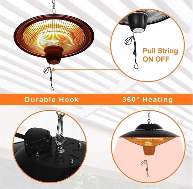 Waterproof heating table IP44